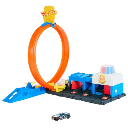 Hot Wheels Super Police Station Playset