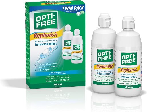 Opti-Free Replenish Contact Lens Cleaning Solution 2-Count