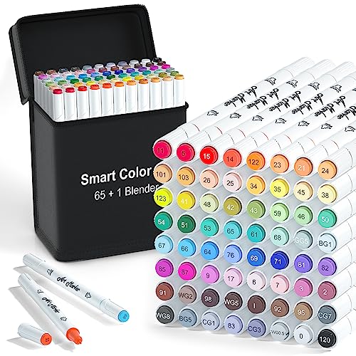 ChicRosa Art Markers, 65 Coloring Markers and 1 Blender
