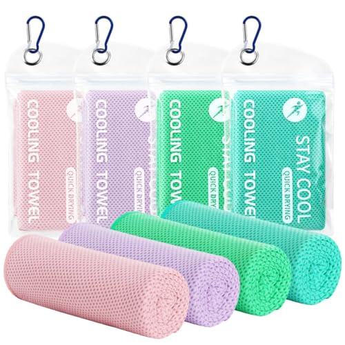 Ymomode 4 Pack of Cooling Towels