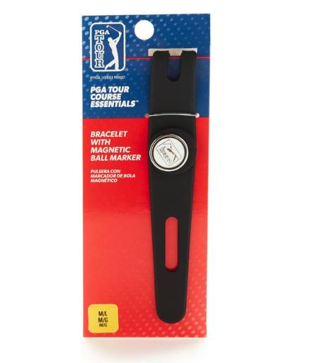 PGA Tour Golf Bracelet with Magnetic Ball Marker