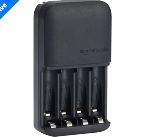 AmazonBasics Battery Charger for AA and AAA NiMh Batteries