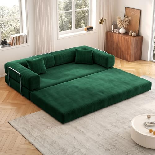 Fold-Out Sofa Bed Modern Loveseat Sofa
