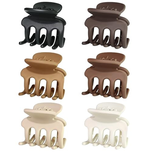 Hair Clips - 6 Pack 