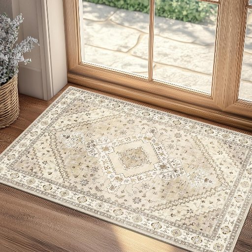 Yamaziot Washable 2' x 3' Area Rug