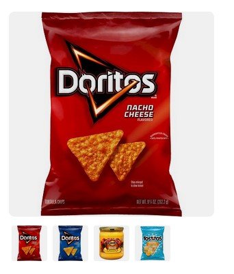 Doritos or Tostitos Dip of Chips