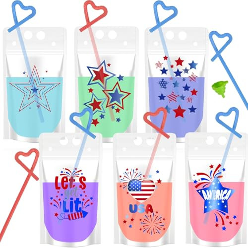 Reusable Drink Pouches for Adult Beverages