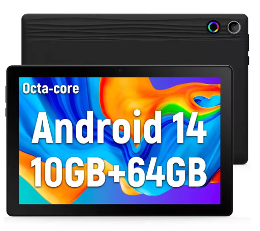 BESTSKI 10.1-inch Android 14 Tablet