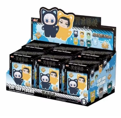 Jujutsu Kaisen Blind Box Anime Character Model Figure Plush Toy Cat Series