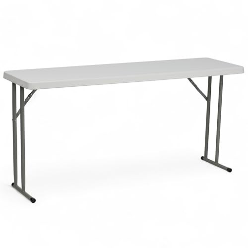 Flash Furniture Kathryn 5' Plastic Folding Rectangular Table