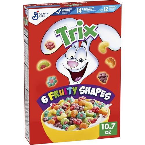 Trix Fruity Breakfast Cereal