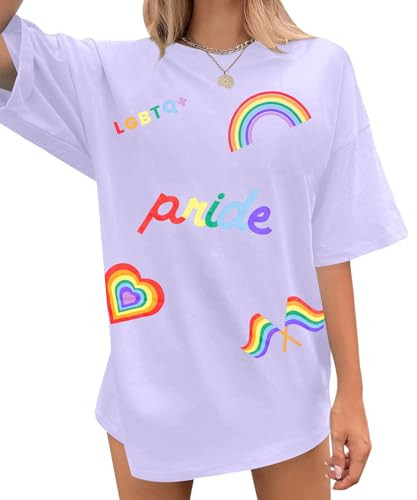 Gay Pride Rainbow Graphic T-Shirt