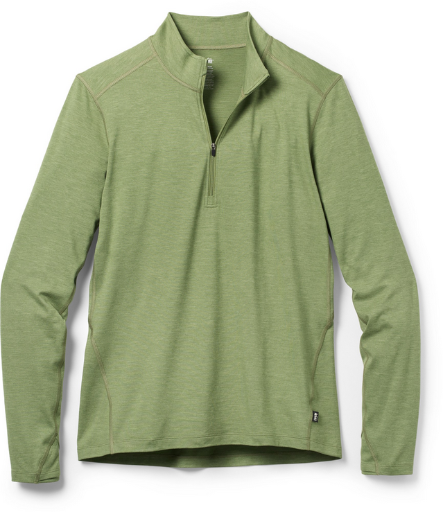 REI Co-op Men's Midweight Base Layer Half-Zip Top