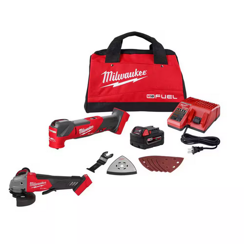Milwaukee M18 FUEL Oscillating Multi-Tool Kit with Grinder