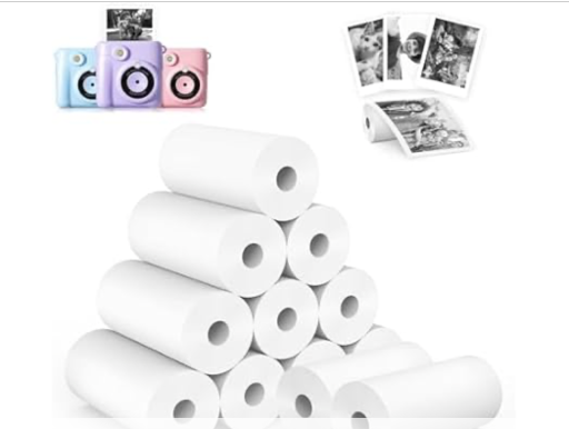 Kids Instant Camera HD Print Paper Refill Rolls
