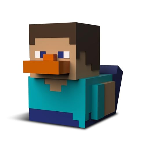 TUBBZ Steve Minecraft Collectible Rubber Duck Figure