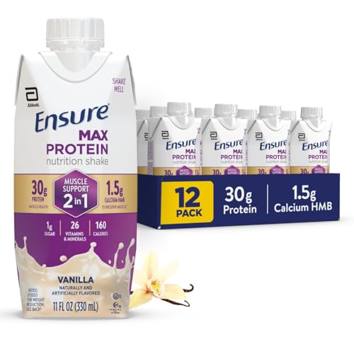 Ensure Max Protein Nutrition Shake Vanilla 12-Pack 11-Oz Deal