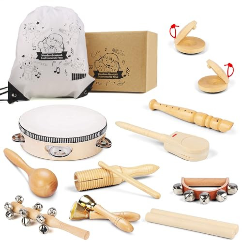 Chriffer 10 PC Kids Musical Instruments Toys