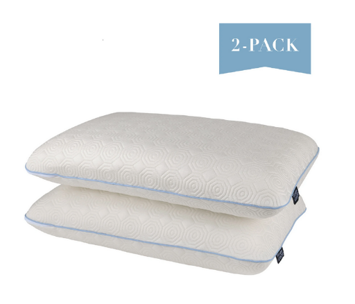 2 Pack of Stearns & Foster Cooling Memory Foam Standard Size Bed Pillows