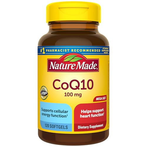 Nature Made CoQ10 100mg Dietary Supplement Softgels