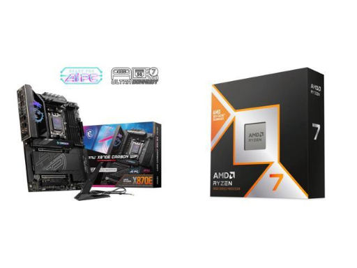 MSI MPG X870E CARBON WIFI Bundle with AMD 9800X3D