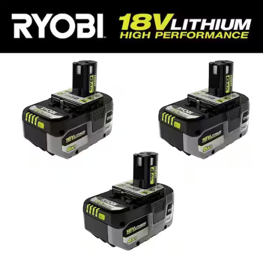 RYOBI ONE+ HP 18V HIGH PERFORMANCE Lithium-Ion Battery Pack