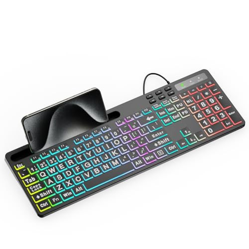 Large Keys Backlit Mechanical Keyboard, $3 off clippable coupon