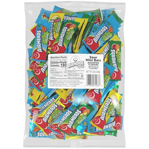 Airheads Sour Taffy Mini Candy Bars