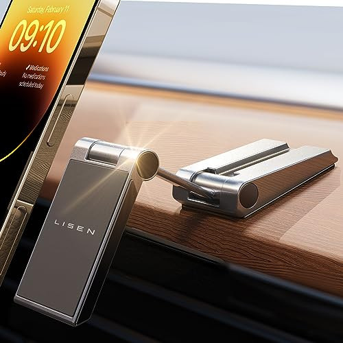 LISEN Folding Magnetic Car Phone Holder