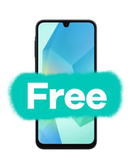 Samsung Galaxy 128GB A16 5G with 1-Mo 5G Unlimited Plan