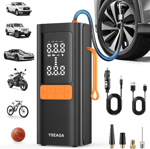 Portable Tire Inflator and Air Compressor