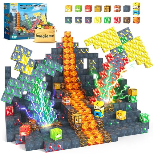 Imagiomo Dinosaur Magnetic Blocks