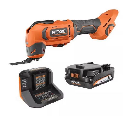RIDGID 18V Cordless Oscillating Multi-Tool Kit
