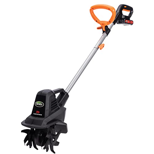 Scotts 20V 7.5" Cordless Garden Tiller Cultivator w/ 2Ah Battery & Fast Charger Deal