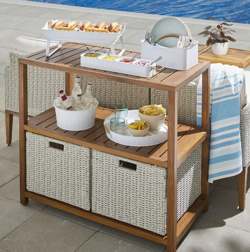 Better Homes & Gardens Davenport Outdoor Patio Console Table
