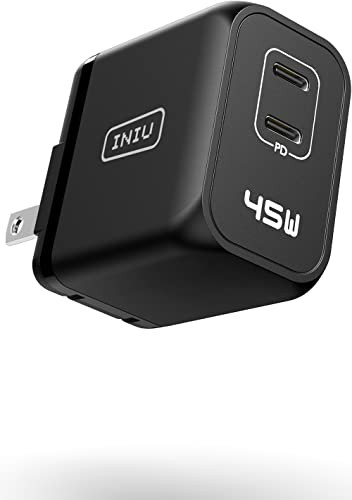INIU 45W 2-Port USB-C + USB-A GaN II Charger