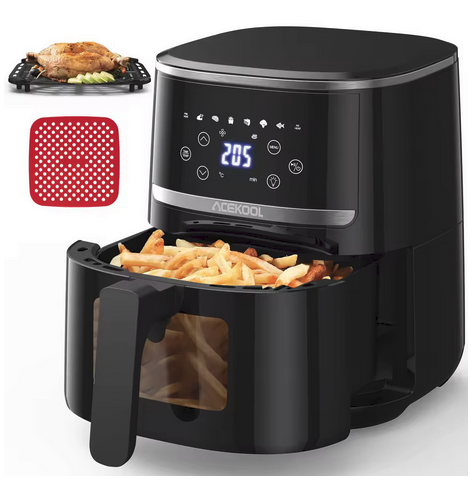 5 Qiart Digital Display Air Fryer Toaster Oven Combo