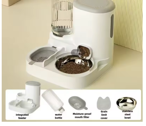 Automatic Pet Feeder and Water Dispenser