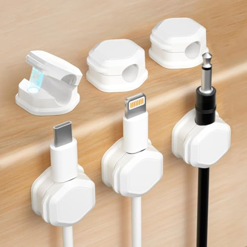 Cable Clips Cord Organizer (6-Pack)