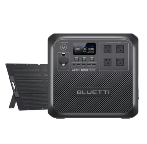 BLUETTI Solar Generator AC180 with 200W Solar Panel
