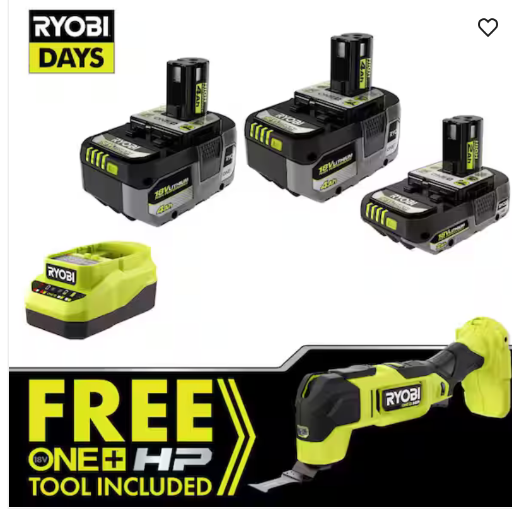 RYOBI ONE+ HP 18V Brushless Multi-Tool Kit