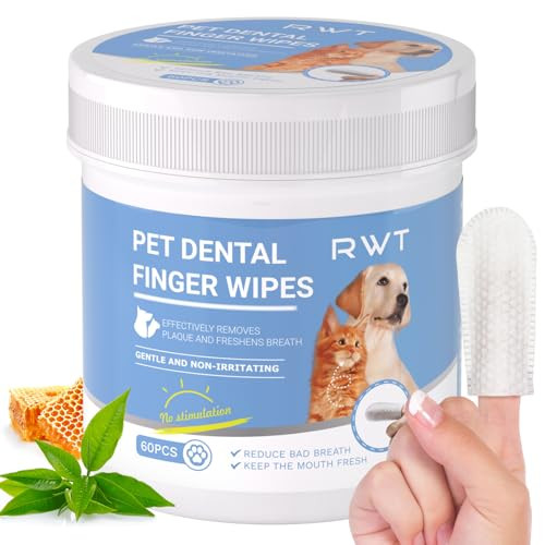 Dog Teeth Cleaning Wipes, 60 Counts