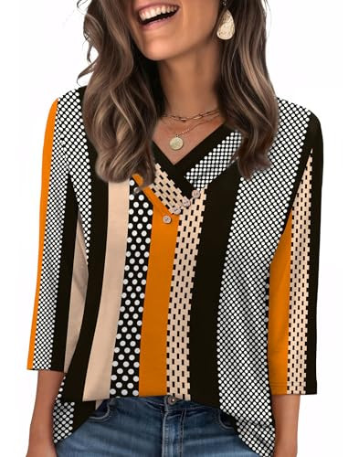SAMPEEL V Neck Blouses for Women