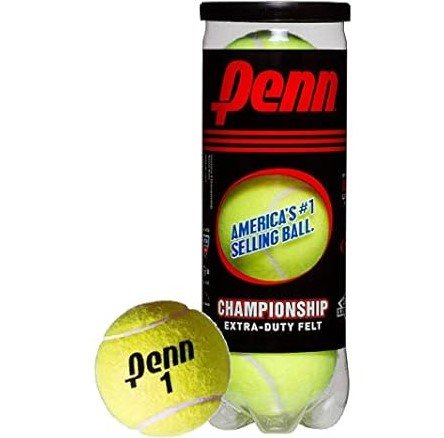 Penn Extra Duty Felt Tennis Balls, 3 Count