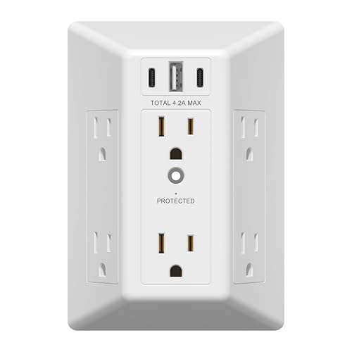 LIDER 6 Outlet Surge Protector Extender Deal
