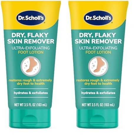Dr Scholl's Dry Flaky Skin Remover Ultra Exfoliating Foot Lotion 2-Pack
