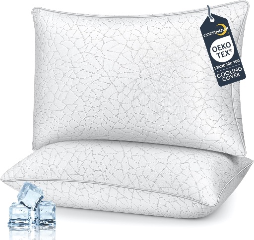 Cozsinoor Cooling Bed Pillows Queen Size - 2 Set