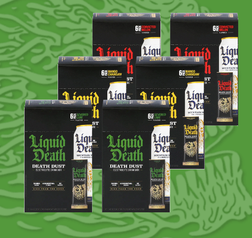 Liquid Death Electrolyte Death Dust Hydration Powder 36-Pack