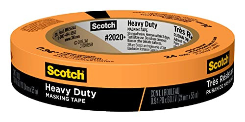 Scotch Heavy Duty Masking Tape (Orange)