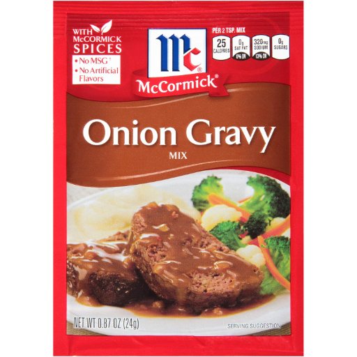 12-Pack McCormick Onion Gravy Mix